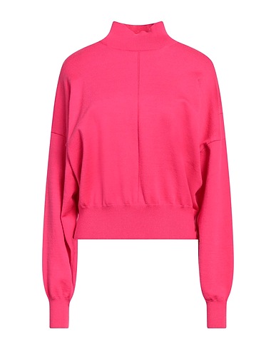 GERTRUDE + GASTON Polo neck Fuchsia 52% Rayon, 28% Polyester, 20% Nylon