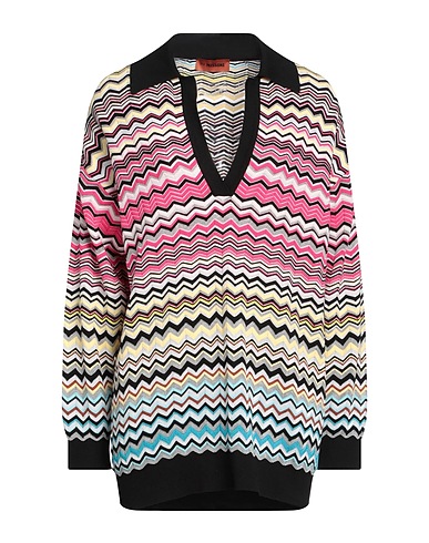 MISSONI Jumper Black 68% Cotton, 31% Viscose, 1% Polyamide