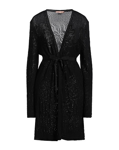 TWINSET Cardigan Black 65% Viscose, 35% Polyamide, Cotton