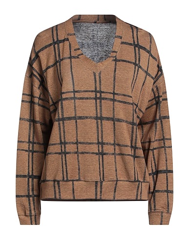 MAJESTIC FILATURES Jumper Camel 70% Cotton, 30% Cashmere