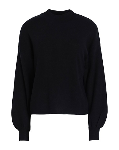 VERO MODA Pullover Schwarz 52% Viskose EcoVero™, 28% Polyester, 20% Nylon