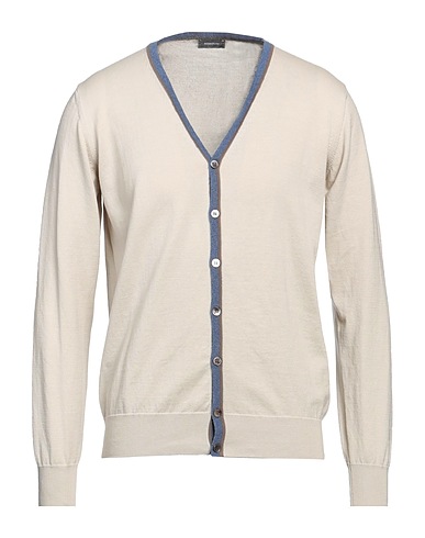 ROSSOPURO Strickjacke Beige 100% Baumwolle