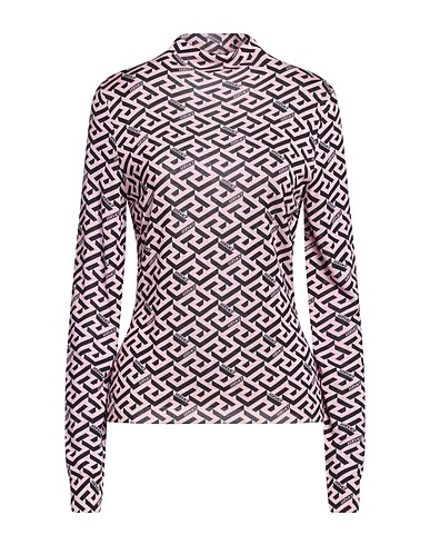 VERSACE Turtleneck Pink 100% Silk