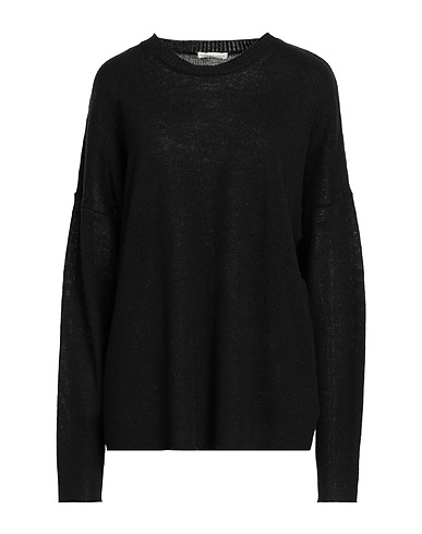 6397 Jumper Black 100% Recycled linen