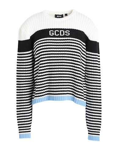 GCDS Jumper Black 50% Virgin Wool, 50% Acrylic