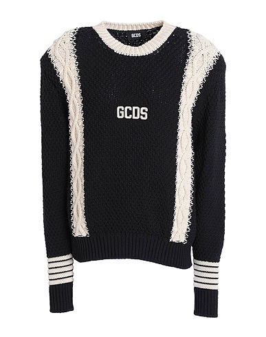 GCDS Jumper Black 100% Cotton