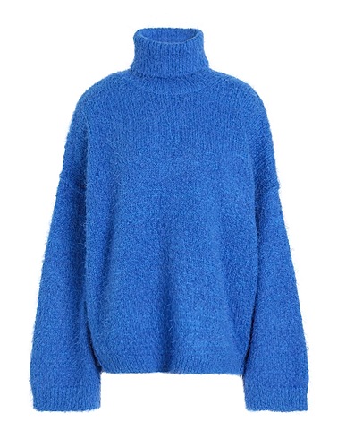 TOPSHOP Rollkragenpullover Blau 45% Polyester, 30% Acryl, 25% Nylon