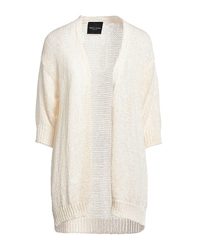 ROBERTO COLLINA Cardigan Ivory 66% Cotton, 34% Polyamide