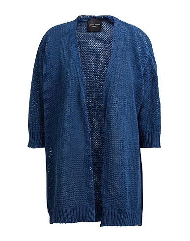 ROBERTO COLLINA Cardigan Blue 66% Cotton, 34% Polyamide