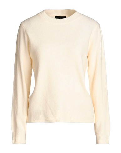 PIECES Sweater Ivory 50% Recycled polyester, 23% Acrylic, 13% Polyester, 10% Wool, 4% Elastane