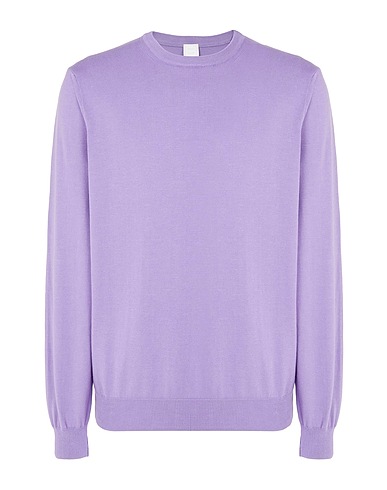 8 by YOOX Pullover Lila 100% Organische Baumwolle