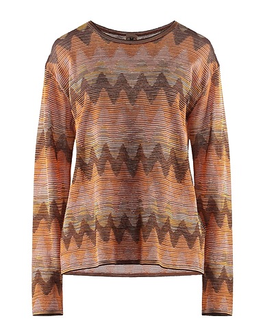 M MISSONI Jumper Apricot 56% Viscose, 23% Cotton, 19% Wool, 2% Polyamide