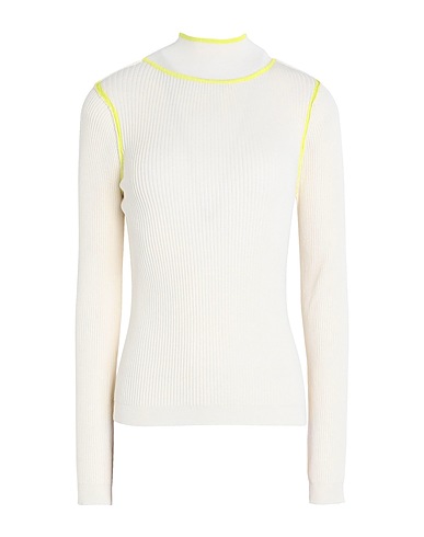 TOPSHOP Polo neck Ivory 73% Viscose, 27% Nylon