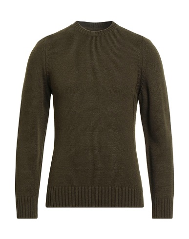 OUT/FIT Pullover Vert militaire 57% Polyacrylique, 29% Polyamide, 7% Viscose, 7% Laine