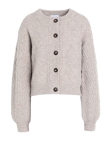 TOPSHOP Cardigan Taupe 84% Polyester, 14% Acrylic, 2% Elastane