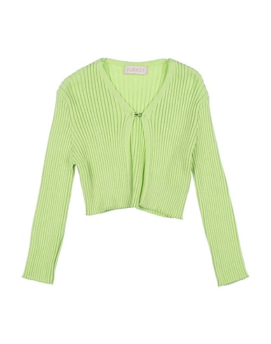 PLEASE Cardigan Lime green 50% Acrylic, 50% Cotton