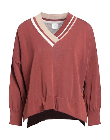 ELEVENTY Sweater Brick 100% Cotton