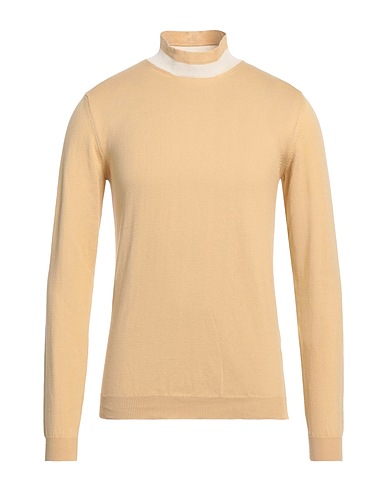 GREY DANIELE ALESSANDRINI Turtleneck Sand 100% Cotton