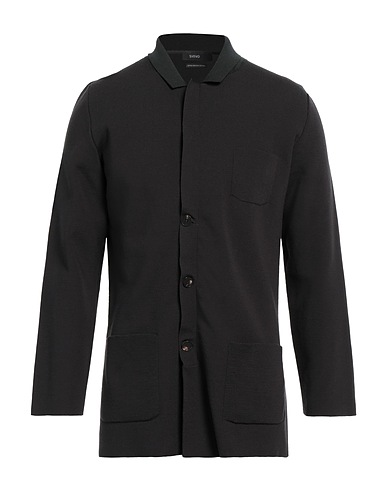 SVEVO Cardigan Charcoal 100% Wool