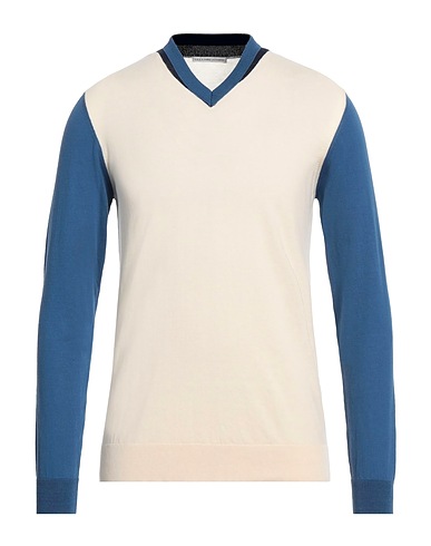 GREY DANIELE ALESSANDRINI Sweater Cream 100% Cotton