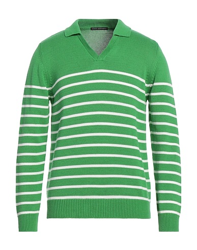DANIELE ALESSANDRINI Sweater Green 100% Cotton
