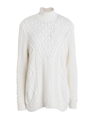 ONLY Polo neck White 70% Recycled cotton, 30% Polyester