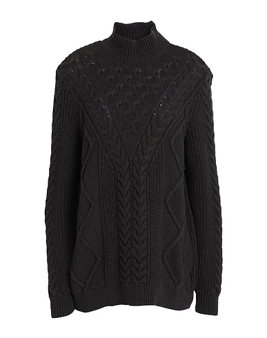 ONLY Turtleneck Dark brown 70% Recycled cotton, 30% Polyester