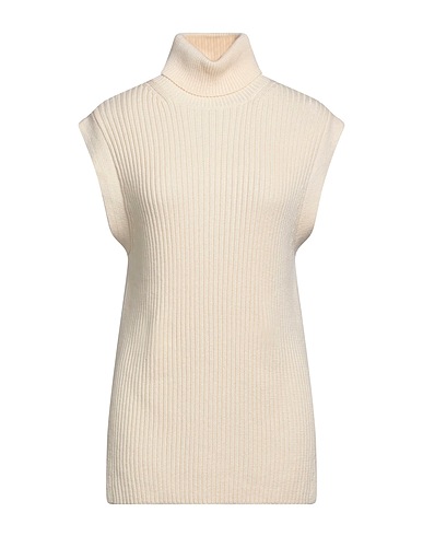 ONE & OTHER Polo neck Ivory 70% Cotton, 30% Merino Wool