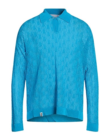 BONSAI Pullover Bleu d'azur 88% Rayonne, 12% Polyamide