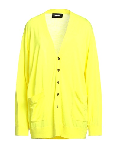 DSQUARED2 Cardigan Verde lime 100% Lana Vergine