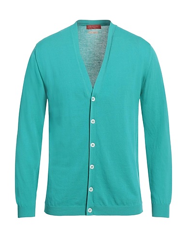 DANIELE FIESOLI Cardigan Turchese 100% Cotone
