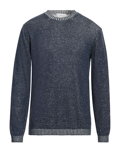 DANIELE FIESOLI Jumper Midnight blue 65% Linen, 35% Organic cotton