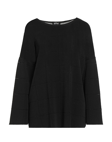 EL LA® LAGO DI COMO Jumper Black 80% Viscose, 20% Nylon