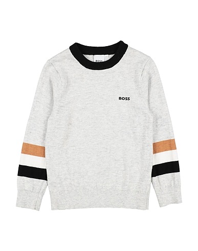 BOSS Sweater Grey 80% Cotton, 20% Wool