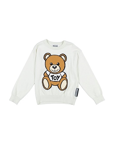 MOSCHINO KID Jumper Ivory 85% Cotton, 15% Wool