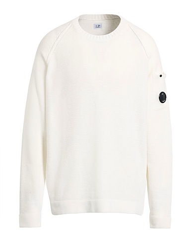 C.P. COMPANY Sweater White 100% Cotton