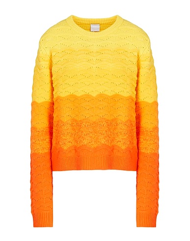 8 by YOOX Jumper Yellow 100% Merino Wool