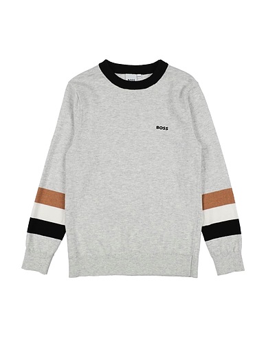 BOSS Jumper Light grey 80% Cotton, 20% Wool