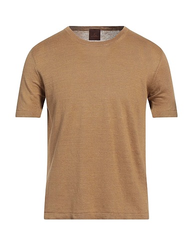 ALFREDO Pullover Cammello 100% Canapa