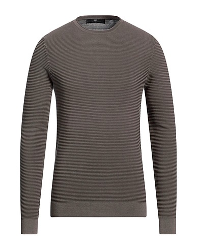 DANIELE ALESSANDRINI Jumper Khaki 100% Cotton
