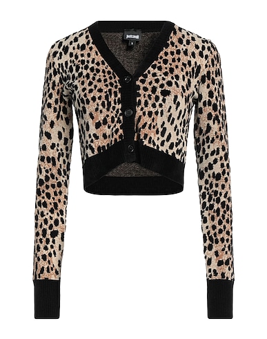 JUST CAVALLI Cardigan Beige 68% Viscose, 17% Polyester, 15% Cotton