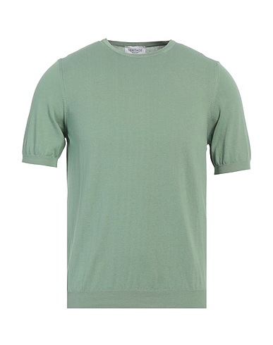 HERITAGE Pullover Vert clair 100% Coton