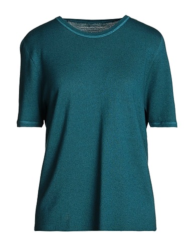 MAJESTIC FILATURES Maglia in Cachemire VERDE PETROLIO 100% Cachemire