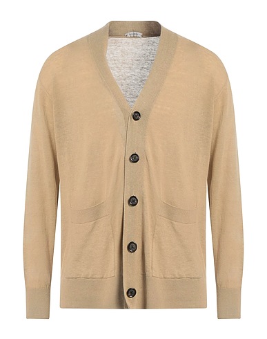 PAOLO PECORA Cardigan Sabbia 65% Lino, 35% Cotone