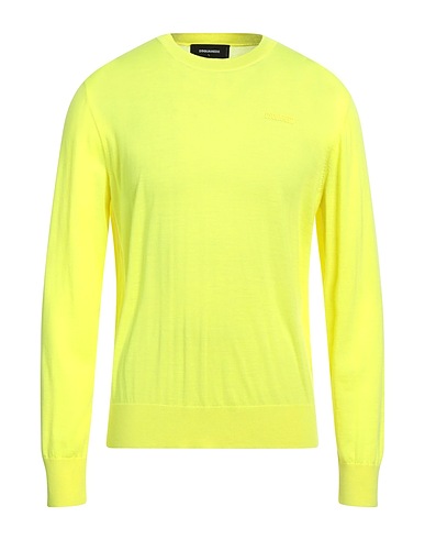 DSQUARED2 Pullover Giallo 100% Lana Vergine