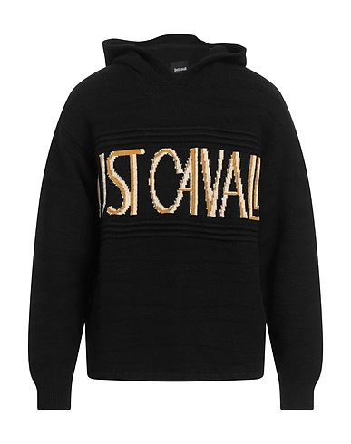 JUST CAVALLI Pullover Nero 31% Poliammide, 29% Acrilico, 16% Cotone, 12% Lana, 12% Fibre sintetiche
