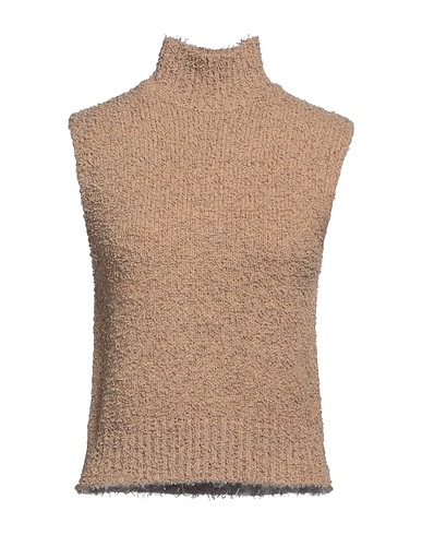 PINKO Polo neck Beige 68% Polyester, 17% Acetate, 9% Polyamide, 4% Wool, 2% Mohair wool