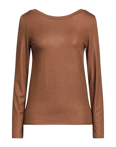 MAJESTIC FILATURES Jumper Camel 94% Viscose, 6% Elastane