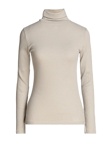MAJESTIC FILATURES Polo neck Grey 48% Cotton, 33% Modal, 13% Cashmere, 6% Elastane
