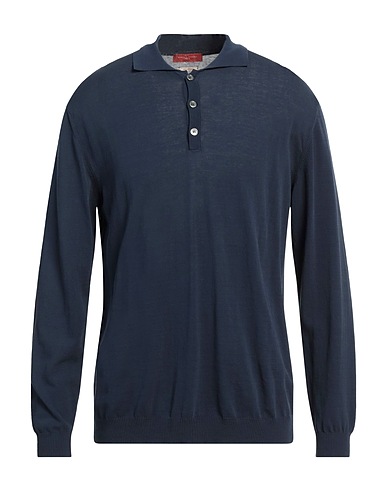DANIELE FIESOLI Jumper Navy blue 100% Cotton